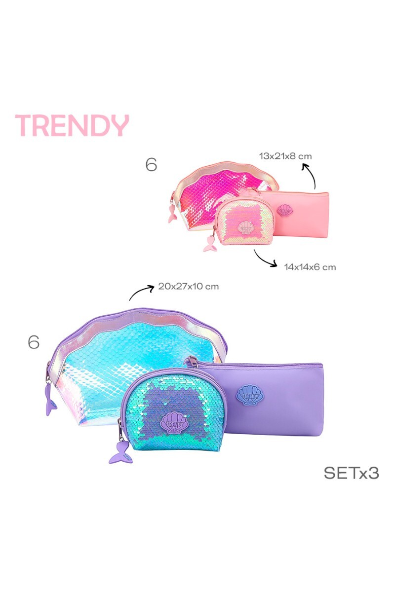 Set Necessaire Trendy Violeta