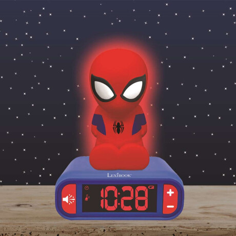 Reloj Despertador Digital 3D Lexibook Spiderman