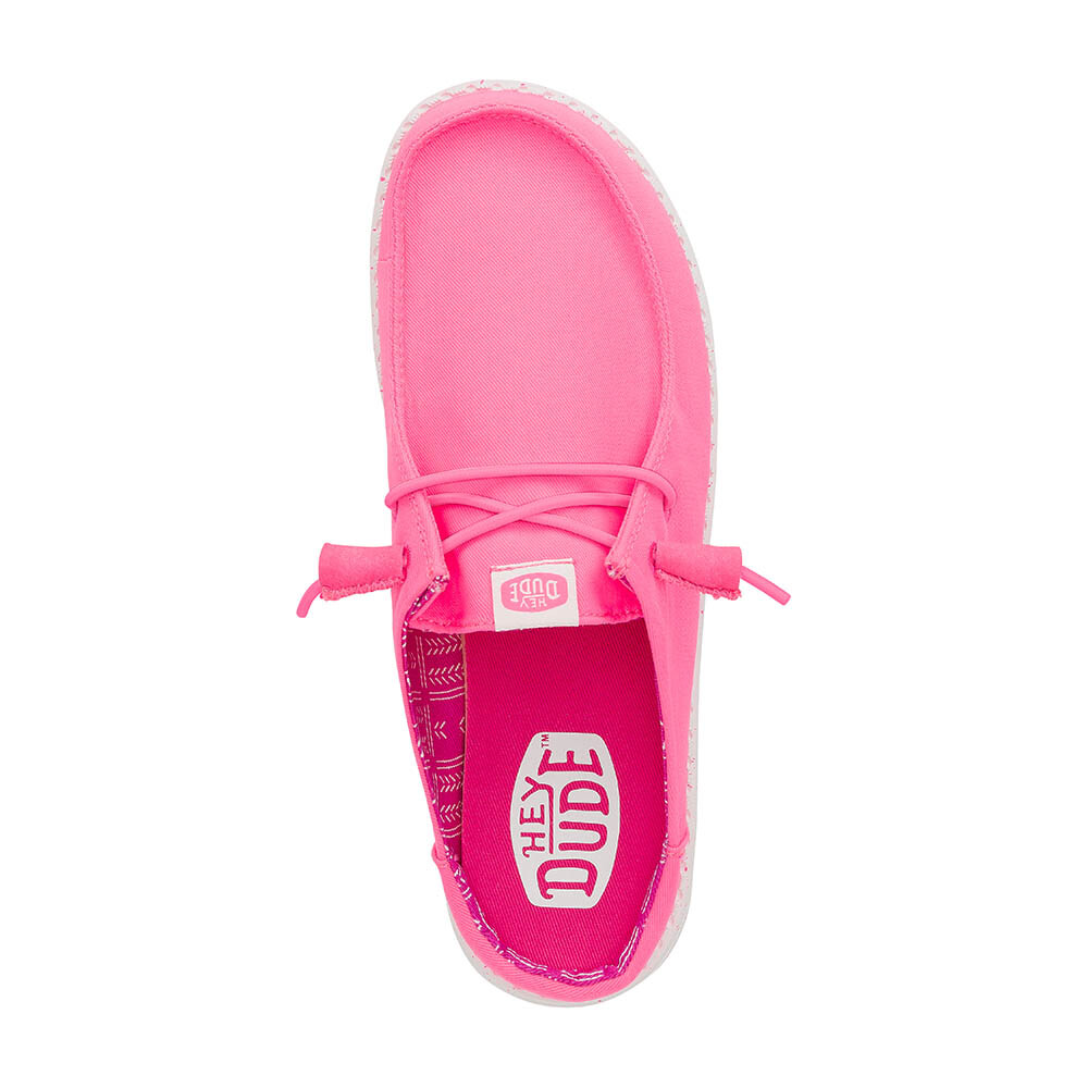 Wendy Slip Stretch Canvas - Mujer Neon Pink
