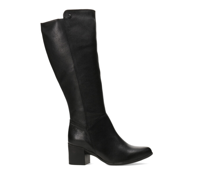 Botas de Mujer Bottero Caña Alta de Cuero Negro