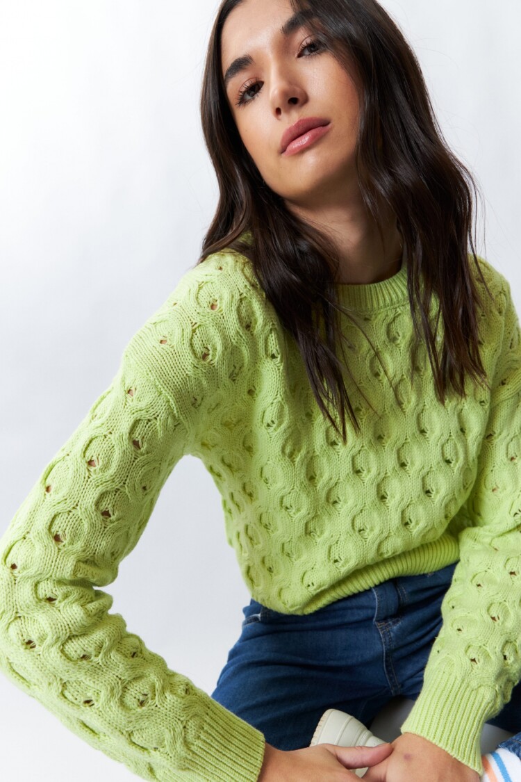 SWEATER ARTURA Verde Claro