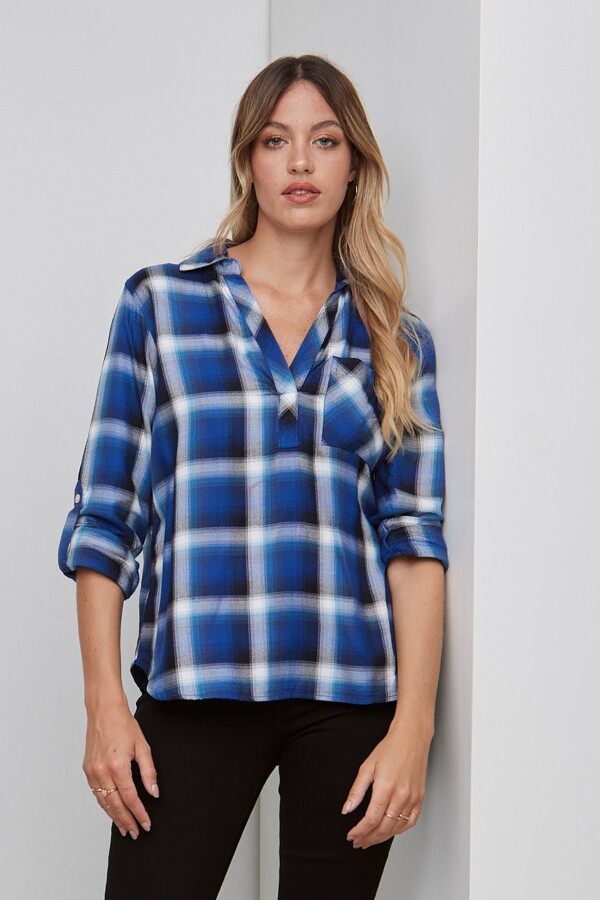 Blusa Cuadrille AZUL/MULTI