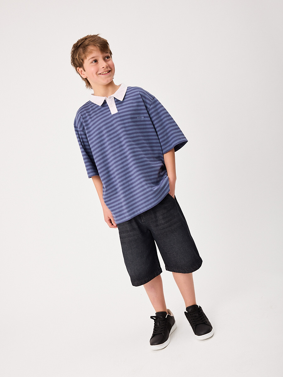 REMERA M/C BANCHO TEEN DIXIE Azul Piedra