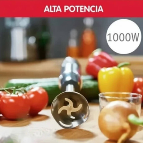 Mixer Moulinex Quickchef Inox 3 En 1 10 Velocidades 1000W Inox 3 En 1 10 Velocidades 1000W