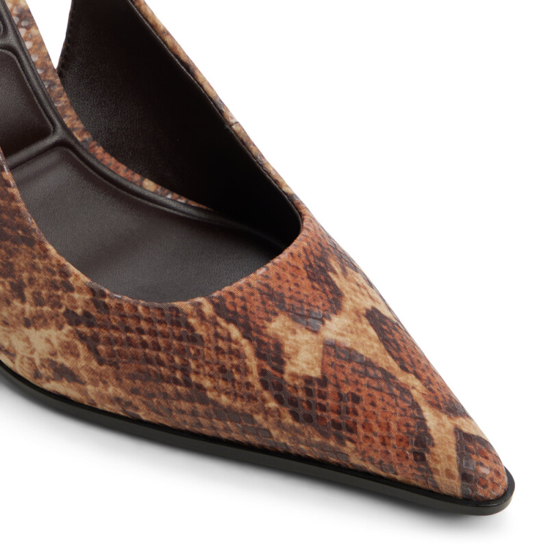 RE-SAMANTHA LIGHT BROWN LEATHER BROWN MULTI
