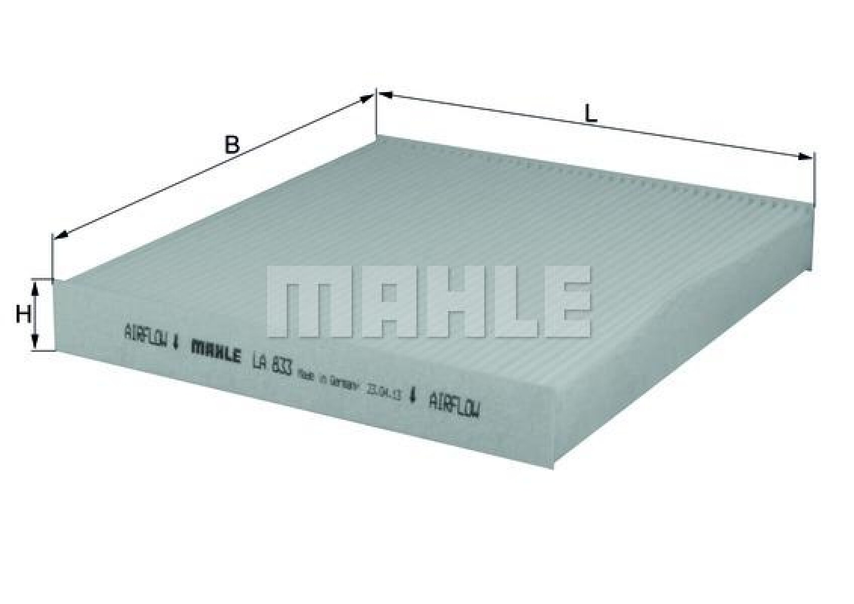 FILTRO HABITACULO FORD RANGER 13/ 2.2 2.5 3.2 MAHLE 