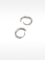 Aros Personalizables Plata 925 Con Circonitas plateado
