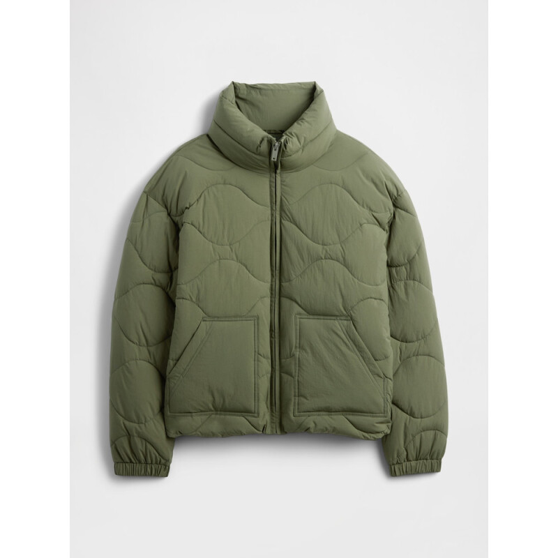 V-TRANSITIONAL QUILTED JACKET OLIVE NIGHT