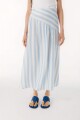 Falda Zeia Rayas Celeste