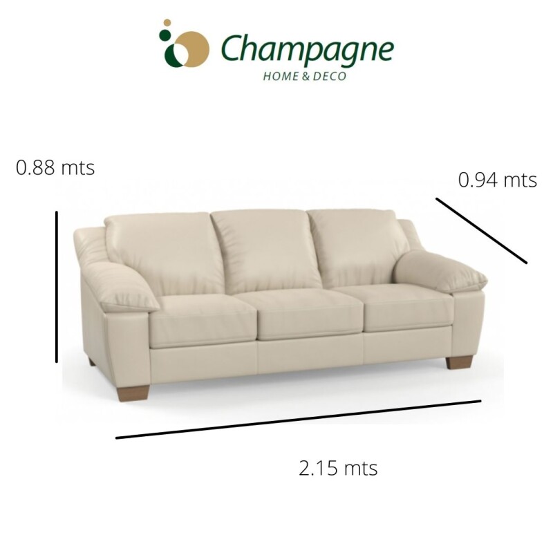 SOFA JEREZ 3 CUERPOS - 100% CUERO - NEGRO SOFA JEREZ 3 CUERPOS - 100% CUERO - NEGRO