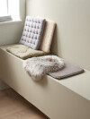 Almohadón de asiento LOMME 38x38x2 gris Almohadón de asiento LOMME 38x38x2 gris