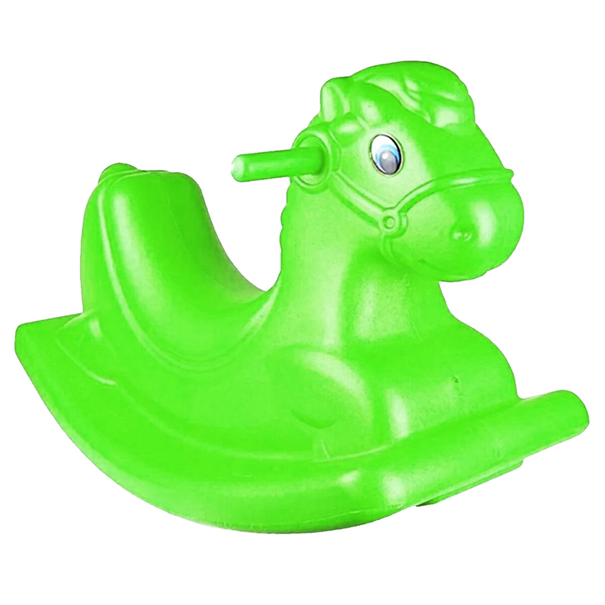 Caballito Balancín Mecedor Hamaca Plástico P/ Niño - Verde 