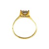 Anillo Solitario-Oro bajo-Piedra zirconia-AN8057 conpiedra