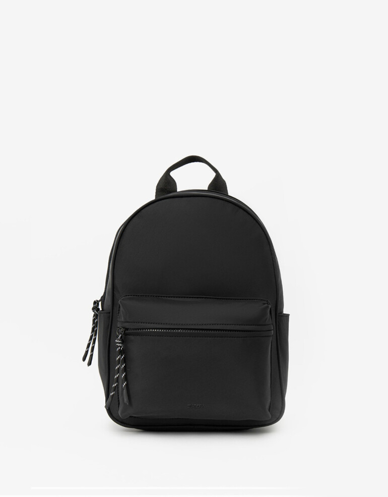 Mochilas Urbanas Nylon Mochila En Material Reciclado - Negro