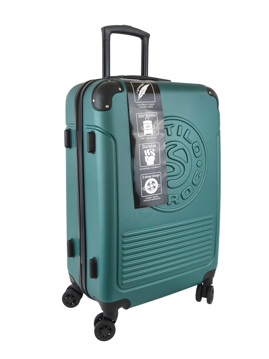 Valija mediana ABS - Verde M 