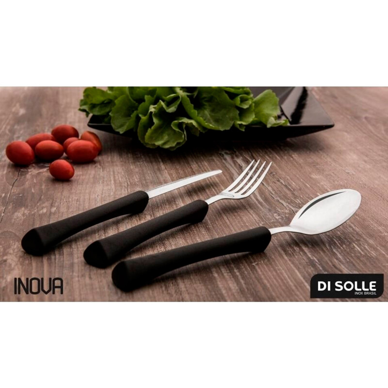 Juego cubiertos acero inox 12 piezas Inova BLANCO