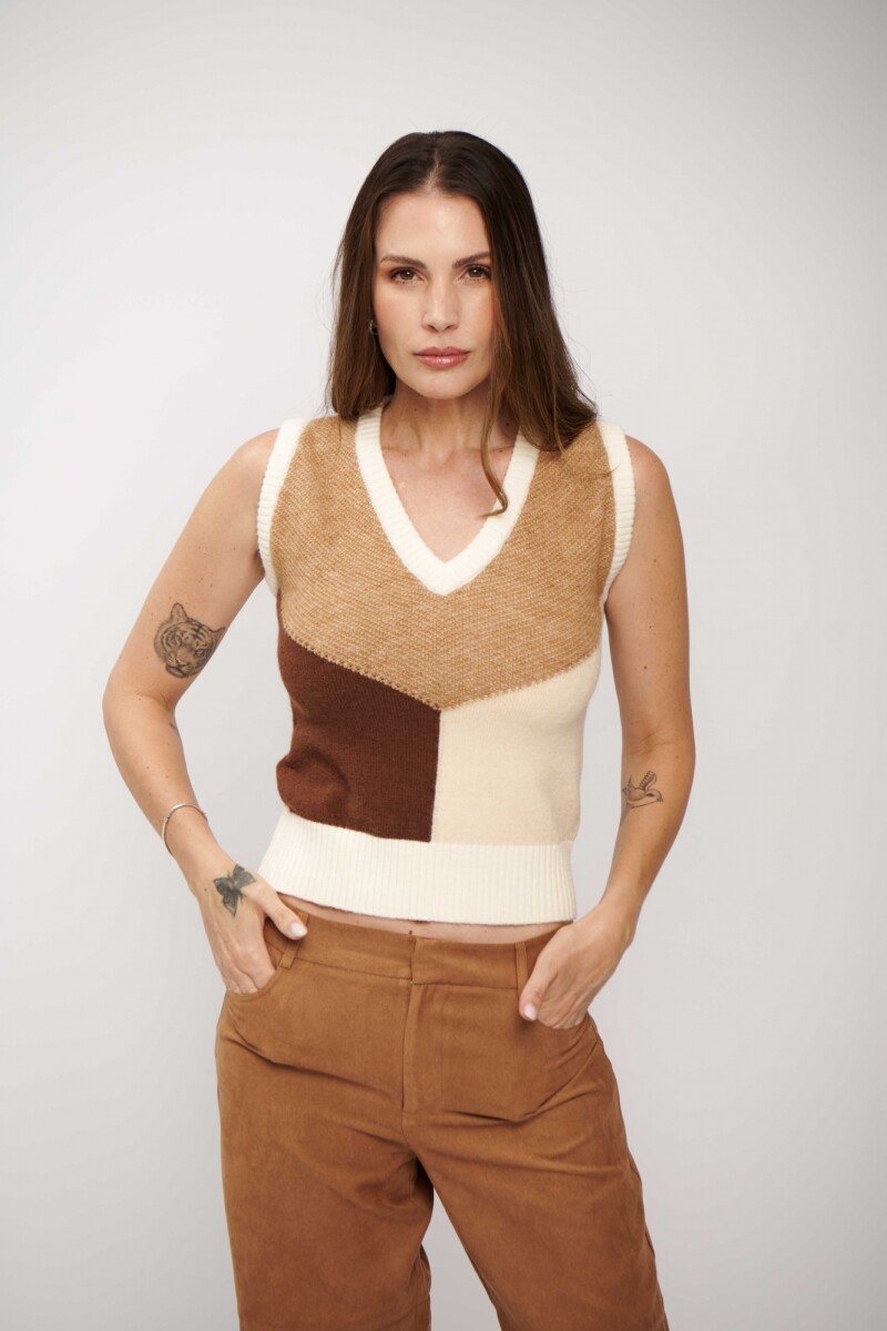 CHALECO JULIANA TOSTADO