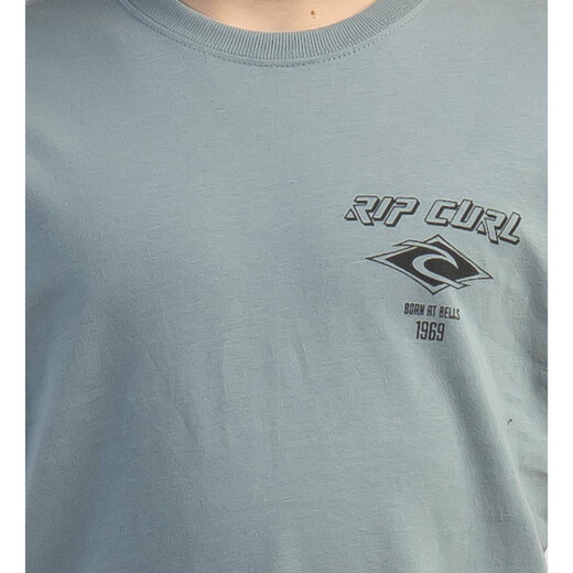 Remera Rip Curl Fadeout Icon Niño - Mineral blue Remera Rip Curl Fadeout Icon Niño - Mineral blue