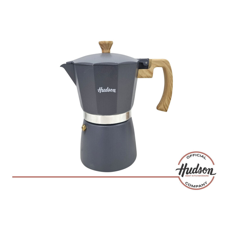 Cafetera Esmaltada Hudson Gris Estilo Italiana 6 Tazas Cafetera Esmaltada Hudson Gris Estilo Italiana 6 Tazas