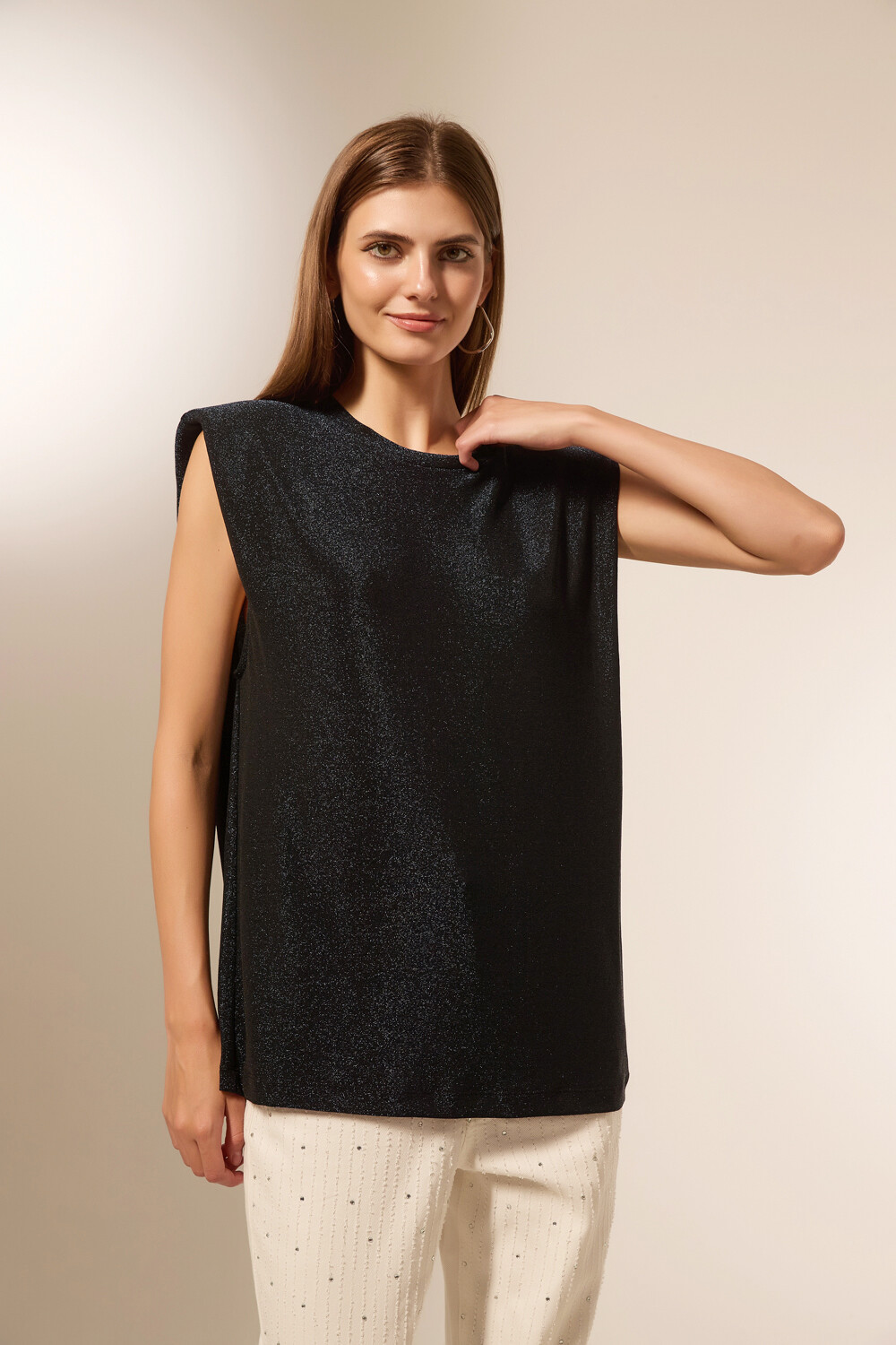 Remera Micaeli Azul Noche
