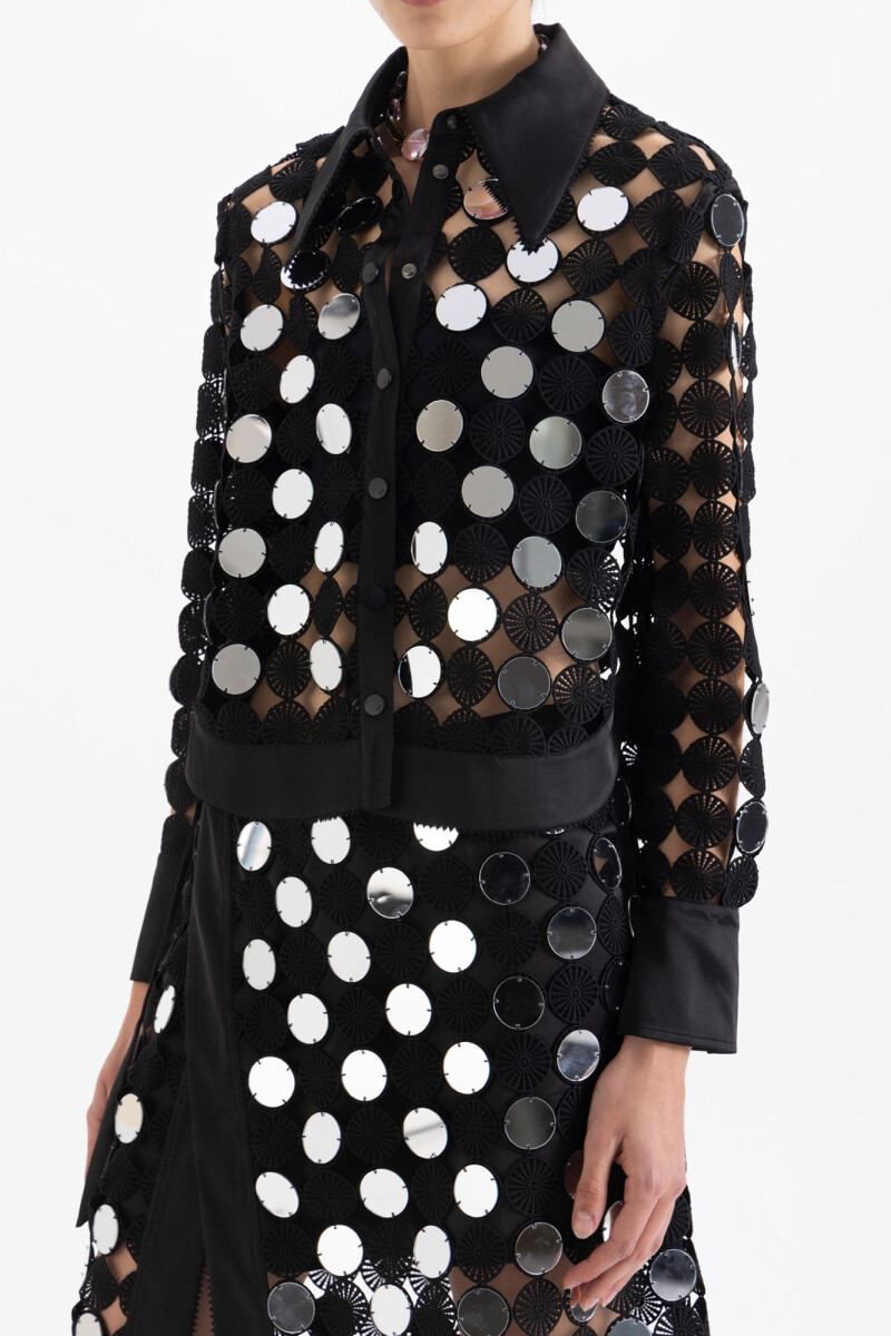 CAMISA MIRRORS Negro