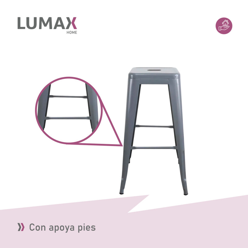Taburete Tolix Hogar Pub Muebles Gris