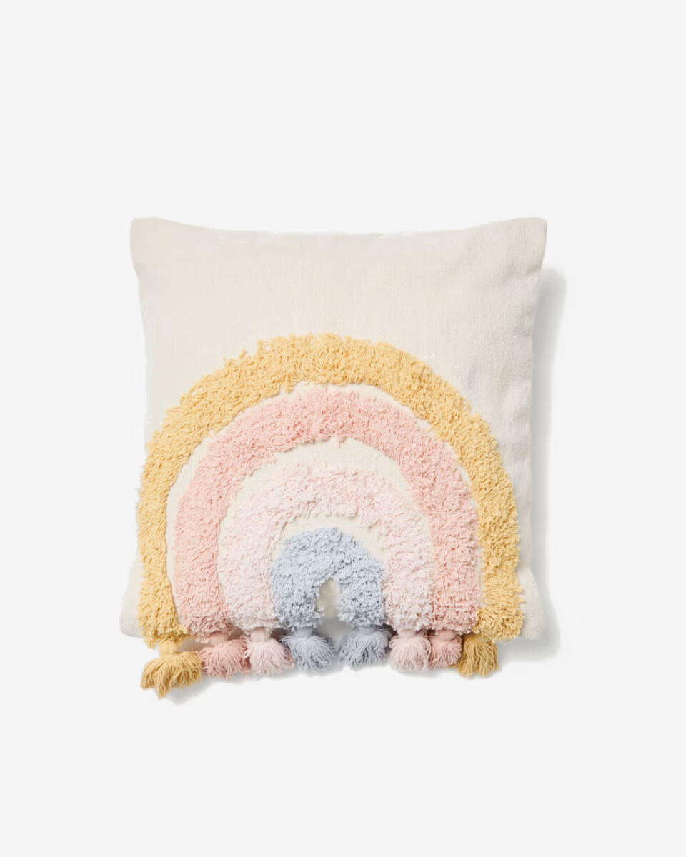 Almohadón Tadea algodón arcoíris multicolor 45 x 45 cm 