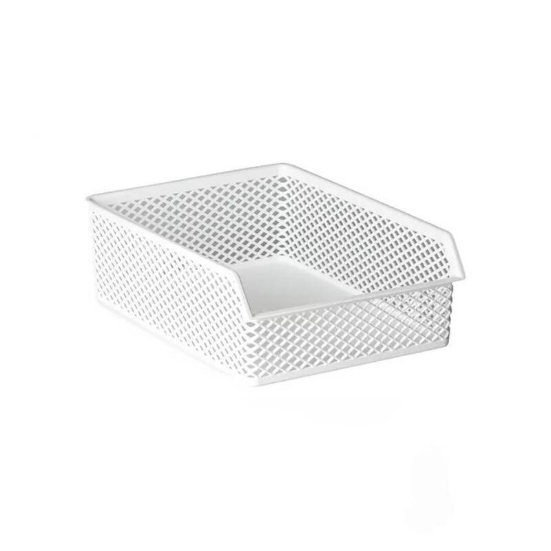 Set X3 Organizador calado línea apilable M BLANCO