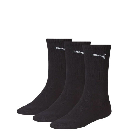 Medias Unisex Puma Crew Pack 3 Pares Negro