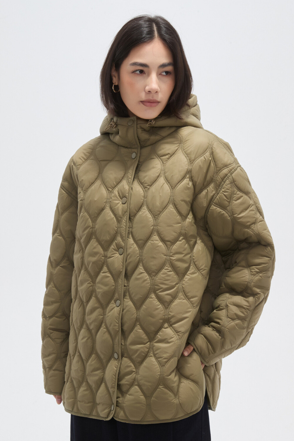Campera Myris Verde Oliva Claro
