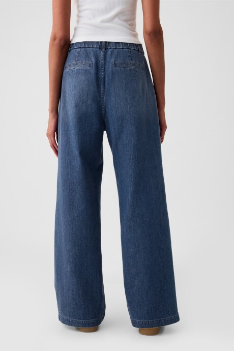 Jean 365 Trouser Tiro Alto Mujer Medium Indigo 15