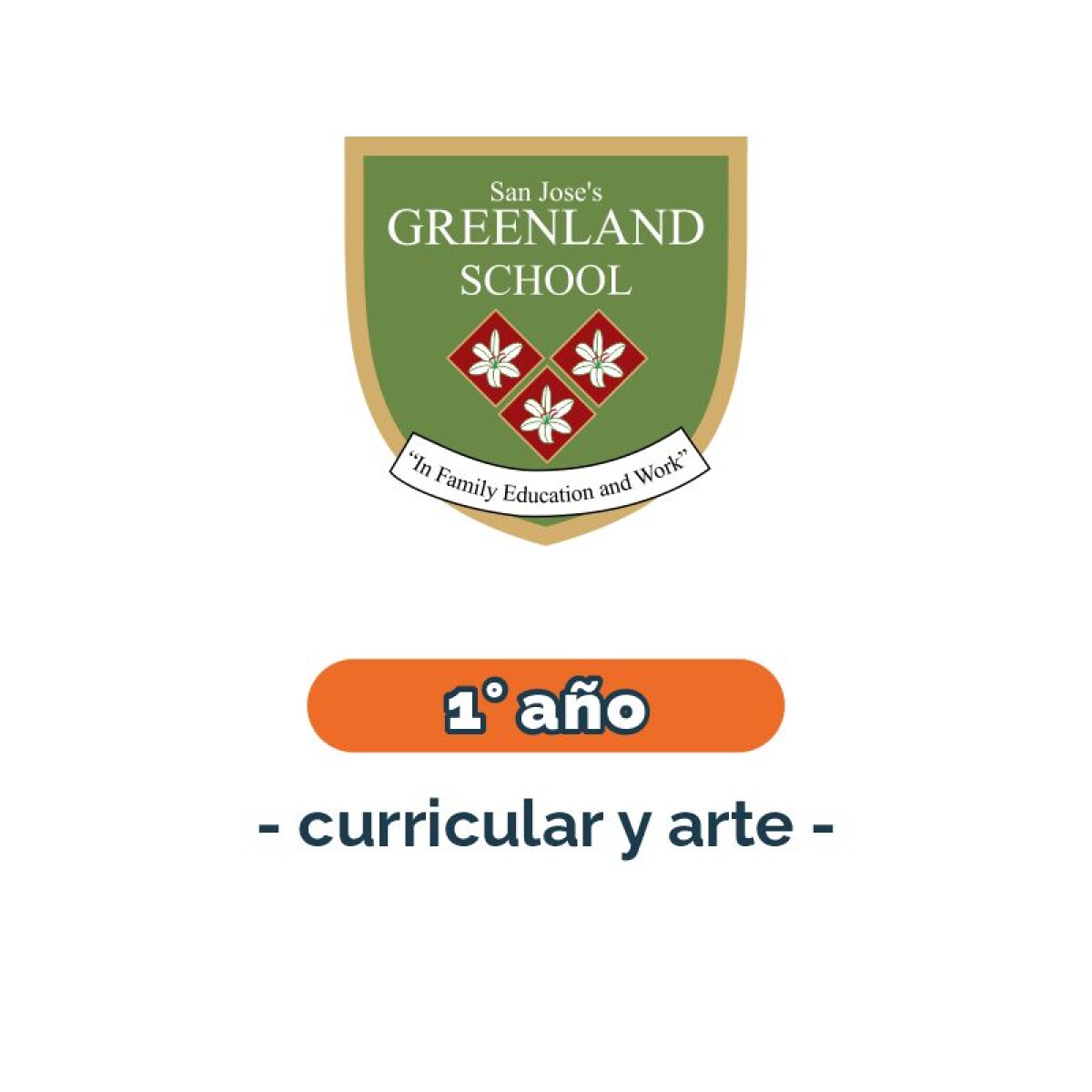 Lista de materiales - Primaria 1° año curricular y arte Greenland 