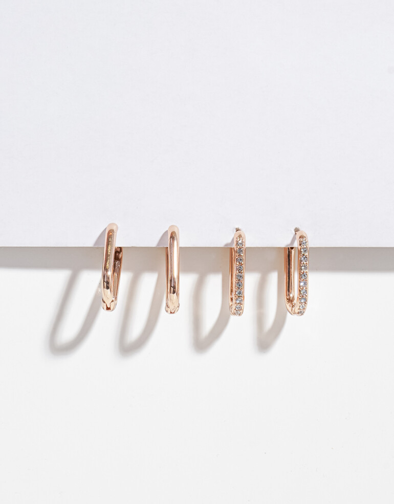Aros Argollas Set Special Price Set De Argollas De Metal - Dorado