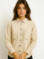 Camisa Totus Crudo / Natural