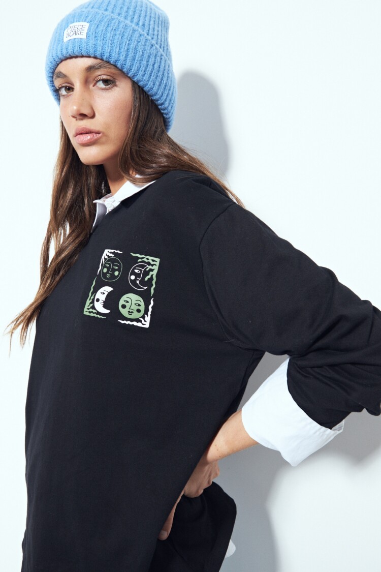 REMERA YELLOWSTONE Negro