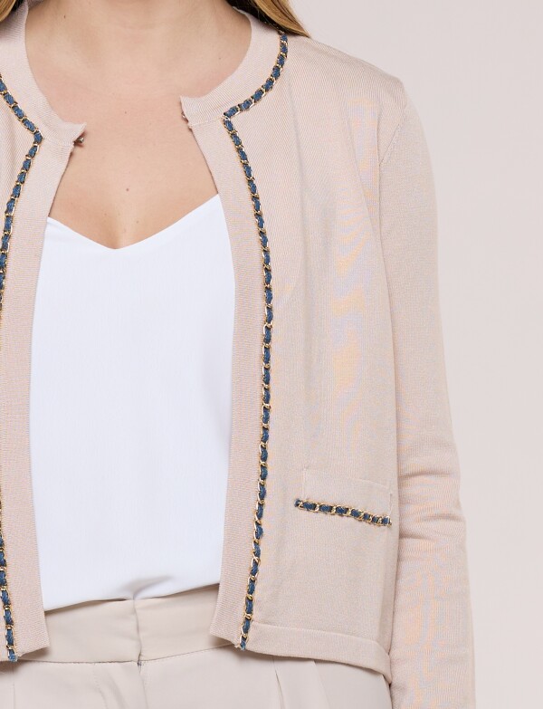 Cardigan Cadena BEIGE