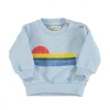 SS25.FLP2505B Buzo Niños Manga Larga Celeste Eighties Piupiuchick - 18 Meses