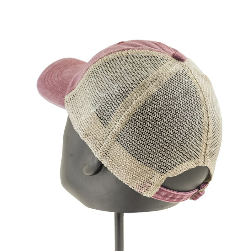 Lifestyle - ACTIVE - Duck Gorro Tongue Hat con rejilla de Unisex - XLD02 Bordo-beige