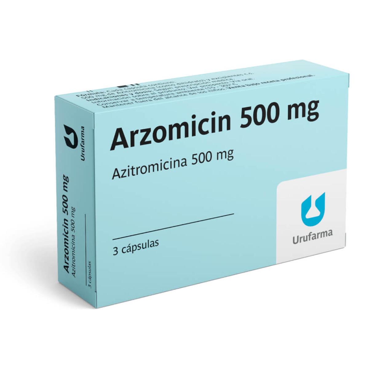 Arzomicin 500Mg X 3 Capsulas 