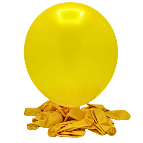 Globos R12 X25 Amarillo Perlado