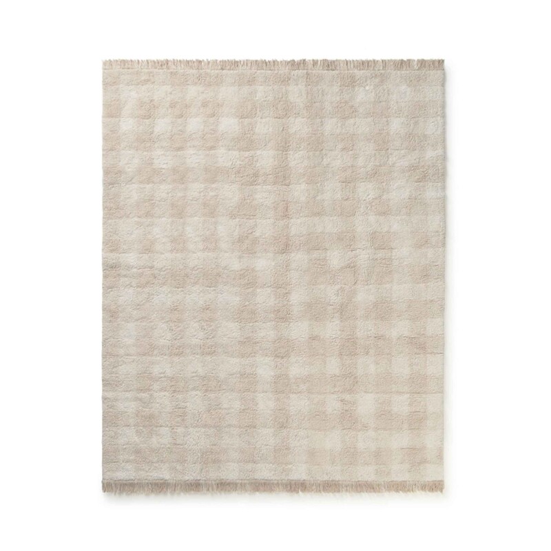 Alfombra Vichy Ivory