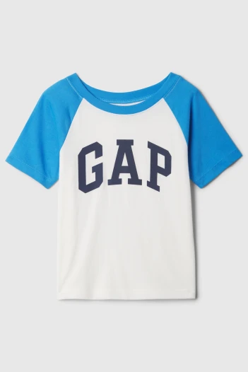 Remera Logo Gap Manga Corta Toddler Niño Breezy Blue 504