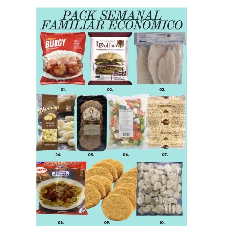 PACK SEMANAL FAMILIAR ECONÓMICO PACK SEMANAL FAMILIAR ECONÓMICO