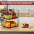 Canasto Metálico Organizador Con Tapa Madera Simil Bambú Y Manijas Frutas Verduras Ropa Juguetes Baño Cocina Comedor Habitación Canasto Metálico Organizador Con Tapa Madera Simil Bambú Y Manijas Frutas Verduras Ropa Juguetes Baño Cocina Comedor Habitación