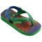 Sandalias Infantiles Havaianas New Baby Heroes Verde Patria