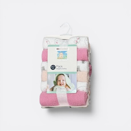Babitas De Bebé Pack X12 Colores Rosa Y Blanco