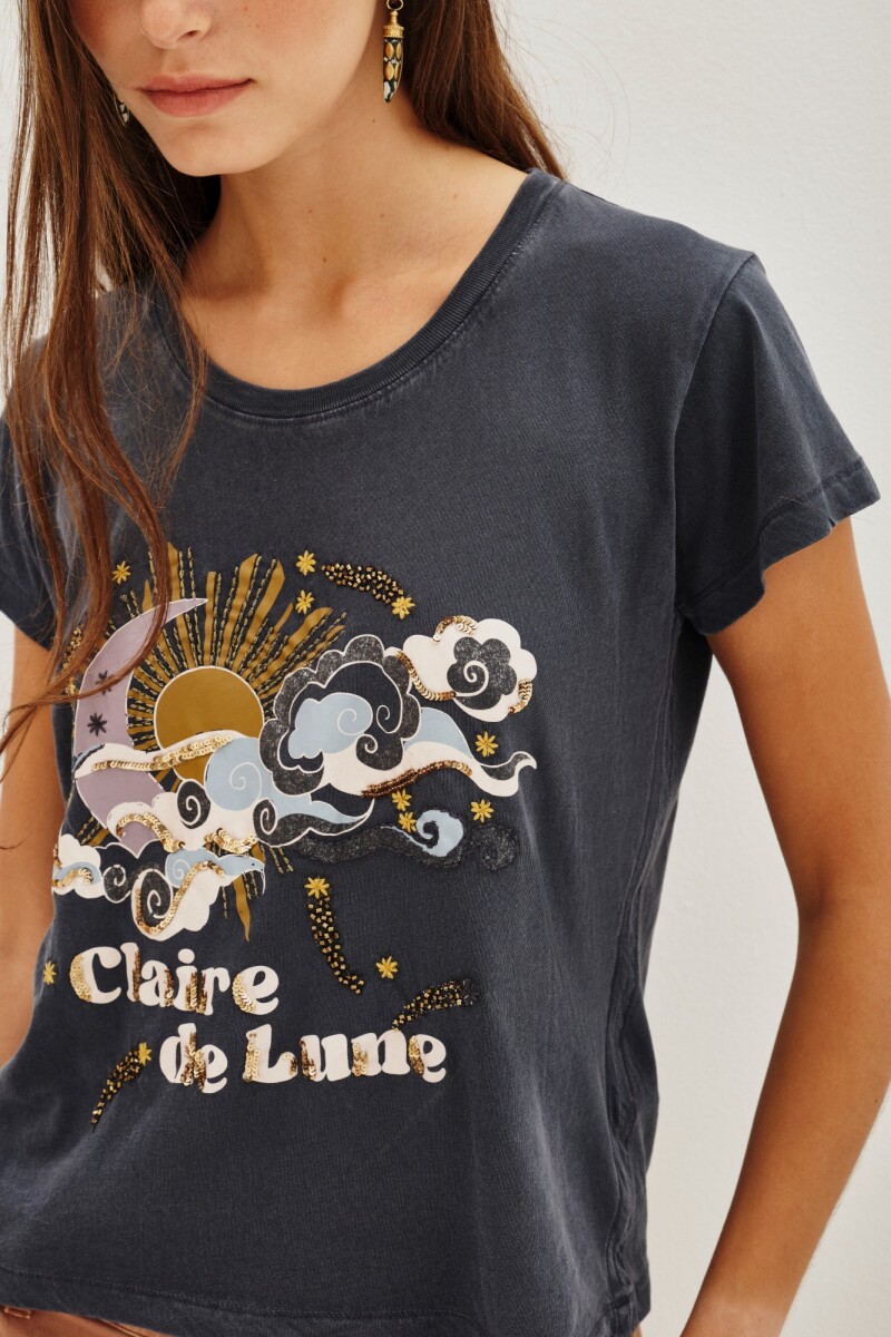 Remera Cosmic Lune Azul