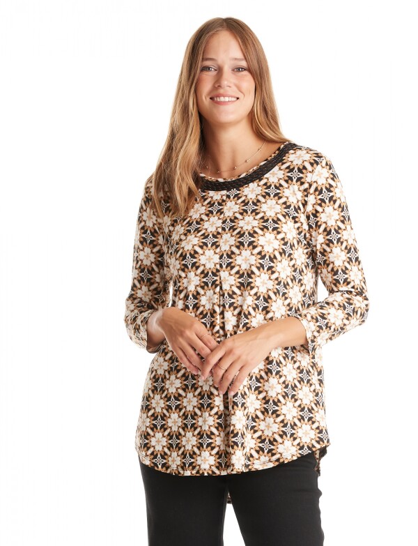 Bluza Pinza Flores TOSTADO/MULTI