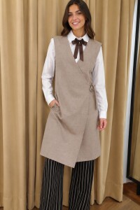 CHALECO GRAMADO Beige