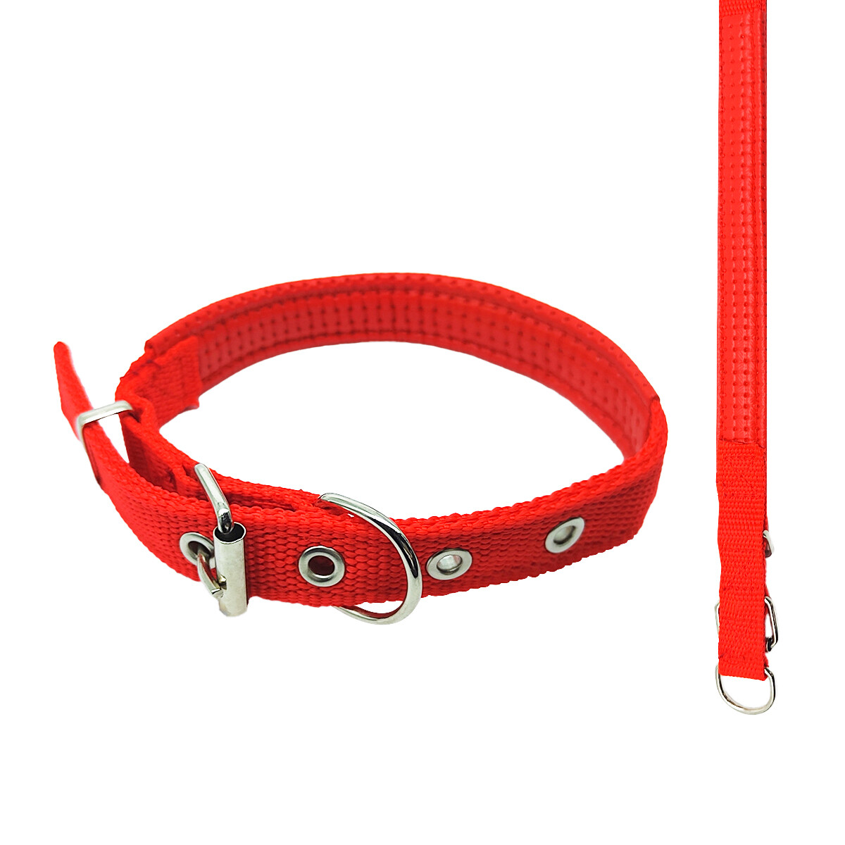 Collar 2cm Perros Gatos Interior Acolchado - Color rojo 